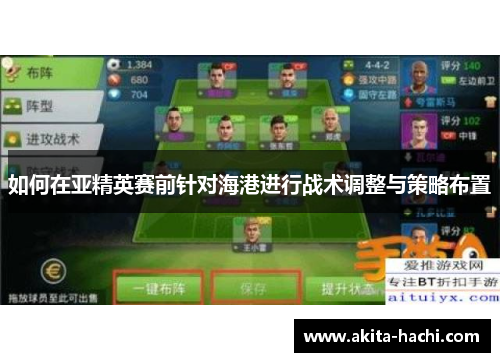 如何在亚精英赛前针对海港进行战术调整与策略布置